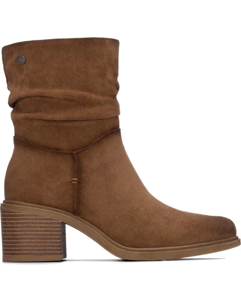 REFRESH BotIn de mujer 176299 Camel MARRóN