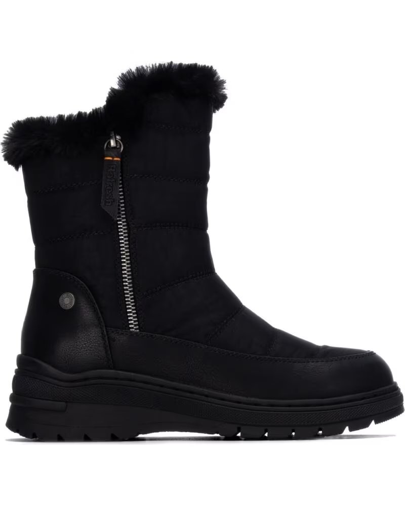 REFRESH BotIn de mujer 176286 Negro NEGRO