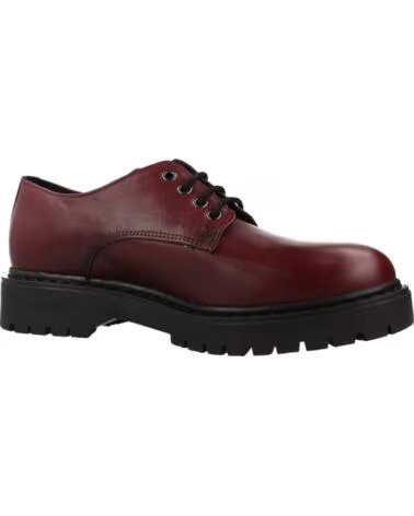GEOX SAPATOS SOCIAIS FEMININO MODELO D BLEYZE COR BORDÔ C7005