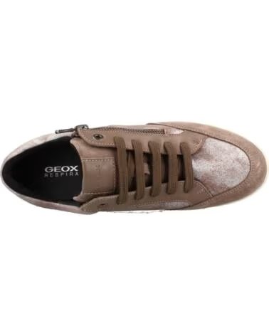 GEOX BASKETS FEMME D MYRIA BRONZE C6692