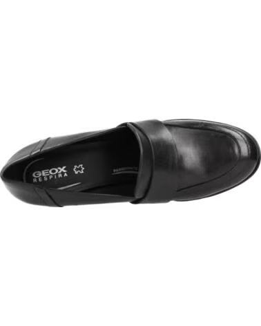 GEOX MOCASSINI DONNA D MANILVA NERO C9999