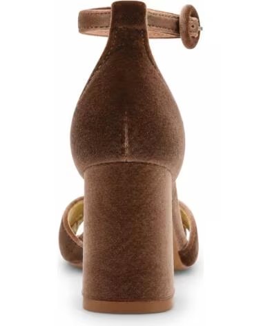 MONTEVITA ALMERIA SANDALI CON TACCO IN VELLUTO TAUPE 1438021