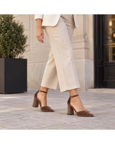 SCARPE CON TACCO MONTEVITA ARANJUEZZA TAUPE