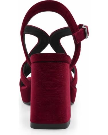 SANDALI CON TACCO ALTO MONTEVITA AVILA BURGUNDY