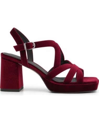SANDALI CON TACCO ALTO MONTEVITA AVILA BURGUNDY