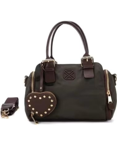 XTI DAMEN HANDTASCHE KAKI MIT HENKELN UND DETAILS VARIOS COLORES