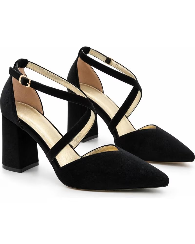 MONTEVITA BAEZA BLACK HIGH HEELS PUMPS