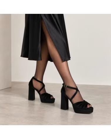 SANDALI CON TACCO MONTEVITA BARINA NERO BLACK