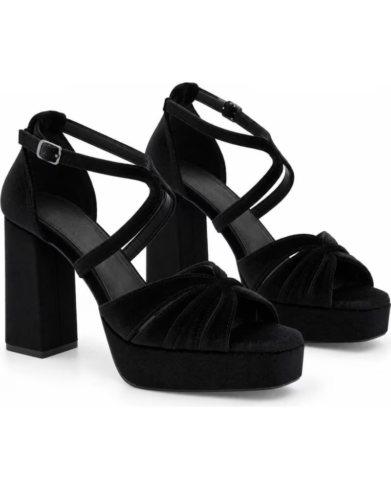 SANDALI CON TACCO MONTEVITA BARINA NERO BLACK