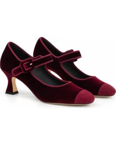 MONTEVITA SAMT HIGH HEELS BELLAGIO BURGUNDER BURGUNDY