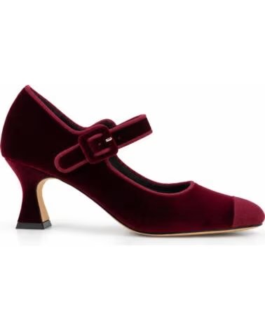 MONTEVITA SAMT HIGH HEELS BELLAGIO BURGUNDER BURGUNDY