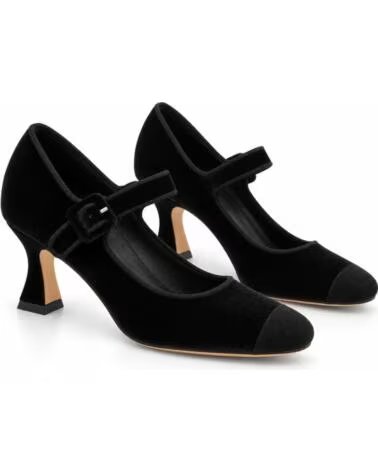 MONTEVITA BELLAGIO SCHWARZE SAMT PUMPS BLACK