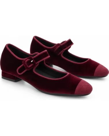 MONTEVITA BERGAMOZA BURGUNDY SCARPA IN VELLUTO BORDEAUX