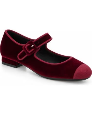 MONTEVITA BERGAMOZA BURGUNDY SCARPA IN VELLUTO BORDEAUX