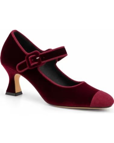 MONTEVITA SAMT HIGH HEELS BELLAGIO BURGUNDER BURGUNDY