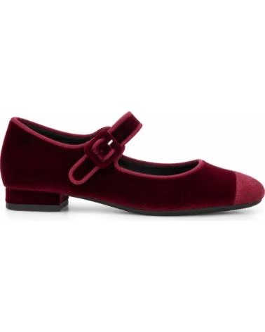 MONTEVITA BERGAMOZA BURGUNDY SCARPA IN VELLUTO BORDEAUX