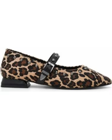 MONTEVITA BRISTOLZA SCARPE BASSE TAUPE ANIMAL PRINT