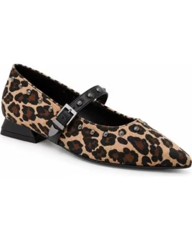 MONTEVITA BRISTOLZA SCARPE BASSE TAUPE ANIMAL PRINT