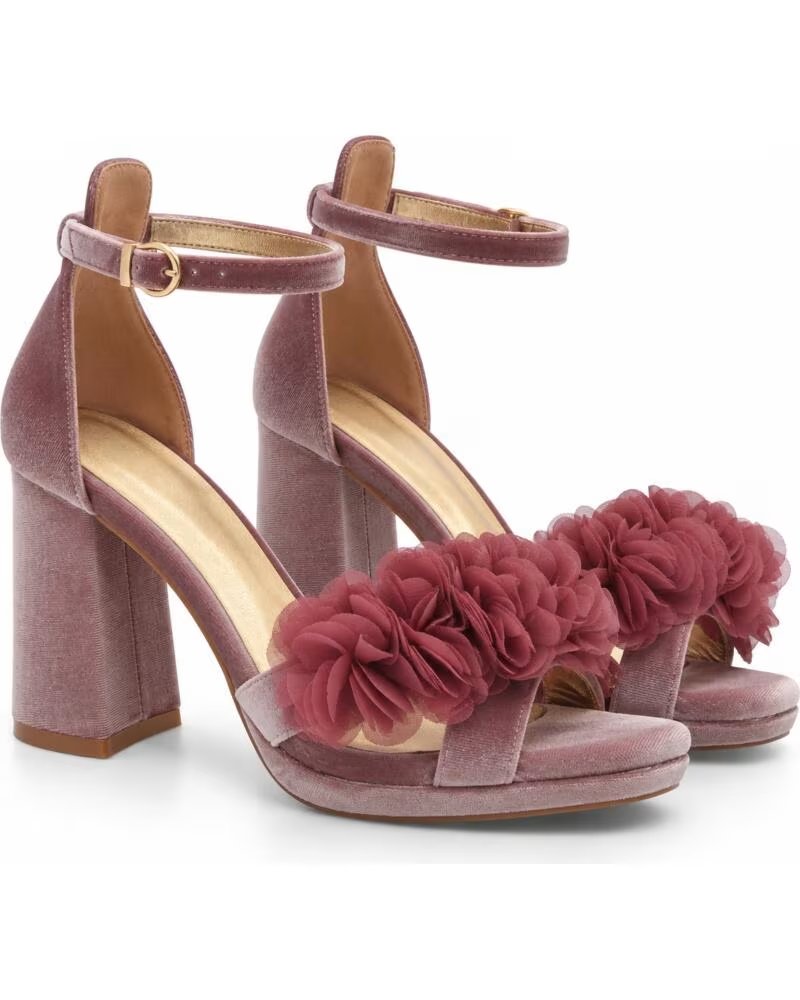 SANDALI CON TACCO MONTEVITA CAPRIZA ROSA PINK