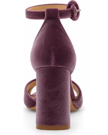 MONTEVITA ALMERIA SANDALI CON TACCO IN VELLUTO VIOLA PURPLE