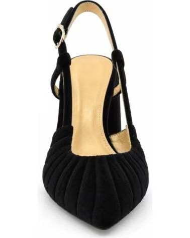 MONTEVITA CASCAISNA SCARPE CON TACCO LARGO SLINGBACK NERE BLACK