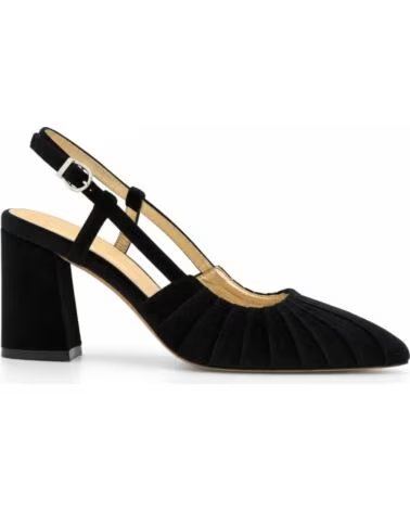 MONTEVITA CASCAISNA SCARPE CON TACCO LARGO SLINGBACK NERE BLACK