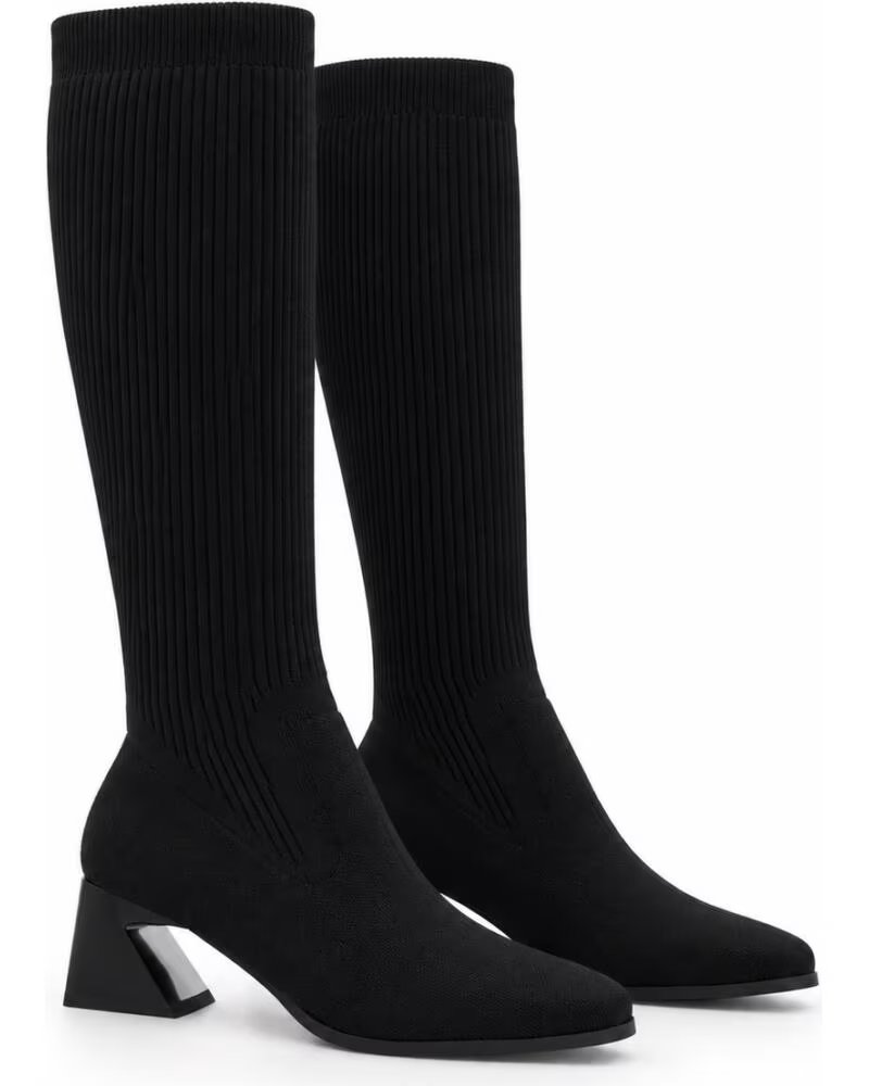 STIVALI ALTI MONTEVITA CORDOBA BLACK CON TACCO