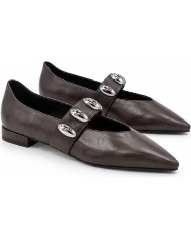 MONTEVITA COMILLASNA BRAUNE FLACHE SCHUHE BROWN