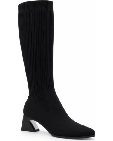 STIVALI ALTI MONTEVITA CORDOBA BLACK CON TACCO
