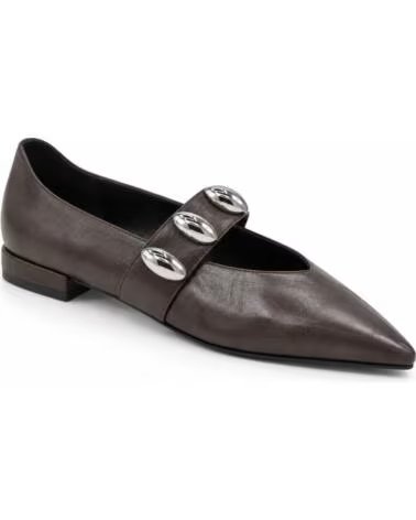 MONTEVITA COMILLASNA BRAUNE FLACHE SCHUHE BROWN
