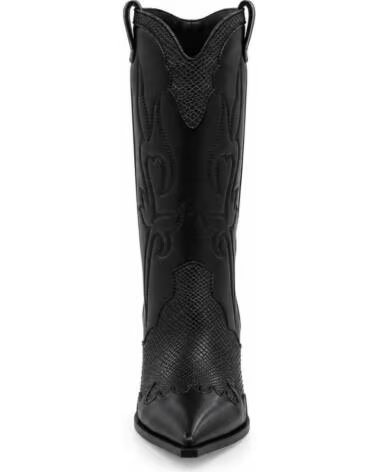 MONTEVITA DOVERZA SCHWARZE COWBOYSTIEFEL MIT ABSATZ BLACK