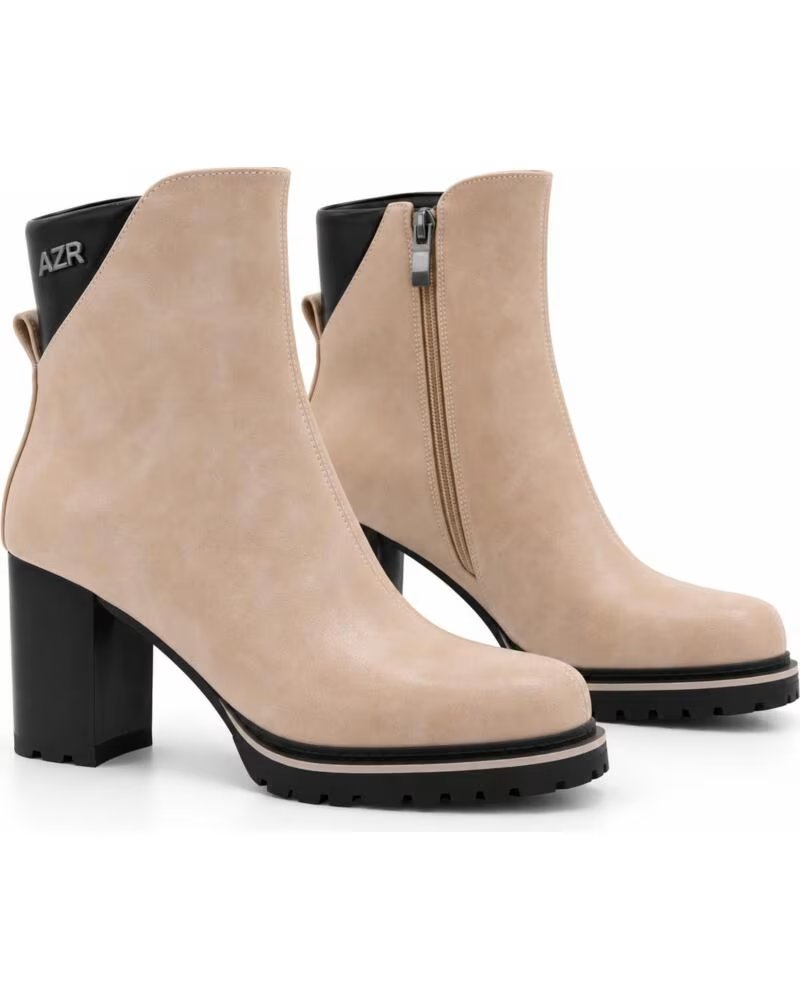 MONTEVITA FLORENCIA STIVALETTI CON TACCO BEIGE