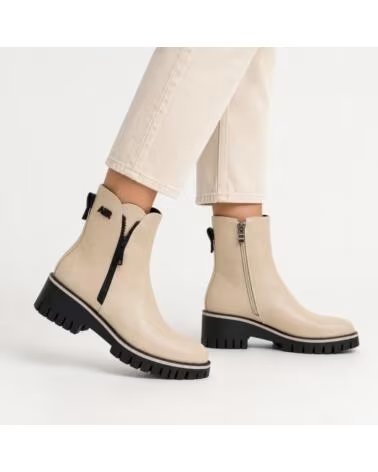 STIVALETTI CON TACCO MONTEVITA FARONA BEIGE