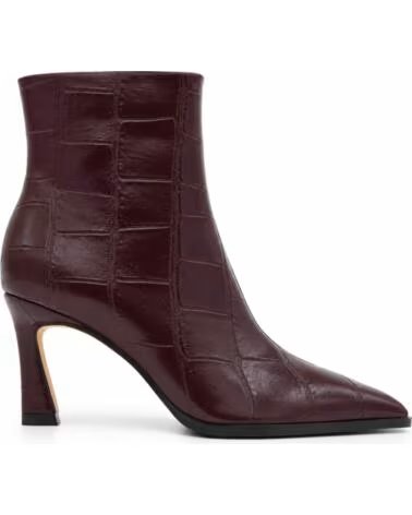 MONTEVITA GANDIANA STIVALETTI CON TACCO BORDEAUX BURGUNDY