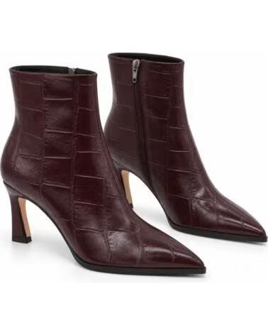 MONTEVITA GANDIANA STIVALETTI CON TACCO BORDEAUX BURGUNDY
