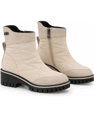 MONTEVITA IBIZA STIVALETTI DA DONNA IN BIANCO SPORCO WHITE