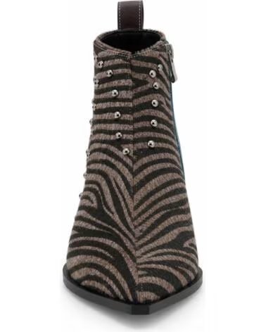MONTEVITA STIVALETTI GRANADANA BLUE STAMPA ZEBRATA