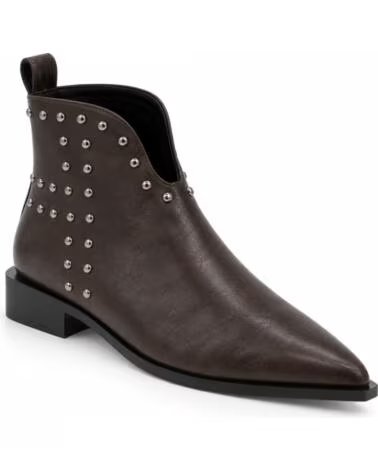 MONTEVITA LECCEZA BOTINES DE MUJER CON TACHUELAS BROWN