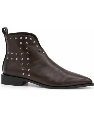 MONTEVITA LECCEZA BOTINES DE MUJER CON TACHUELAS BROWN