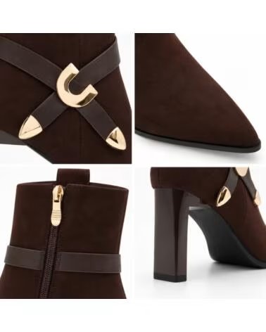 MONTEVITA LORETOZA STIEFEL MIT ABSATZ BRAUN BROWN