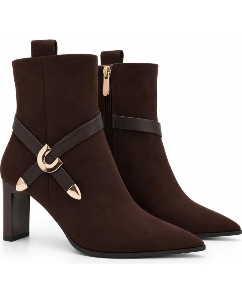 MONTEVITA LORETOZA STIEFEL MIT ABSATZ BRAUN BROWN