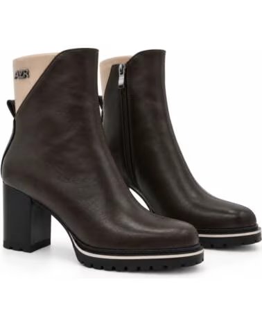 MONTEVITA FLORENCIA STIVALETTI CON TACCO MARRONI BROWN