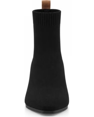 MONTEVITA MARBELLAZA SCHWARZE STIEFELETTEN MIT ABSATZ BLACK