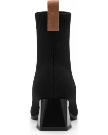 MONTEVITA MARBELLAZA SCHWARZE STIEFELETTEN MIT ABSATZ BLACK