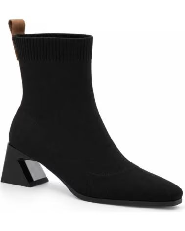 MONTEVITA MARBELLAZA SCHWARZE STIEFELETTEN MIT ABSATZ BLACK