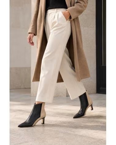 MONTEVITA JEREZNA BOTINES DE PIEL COMBINADOS BLACK