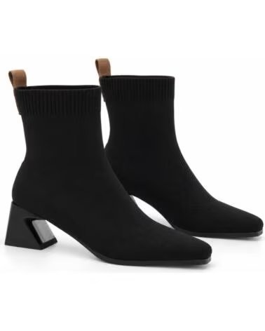 MONTEVITA MARBELLAZA SCHWARZE STIEFELETTEN MIT ABSATZ BLACK