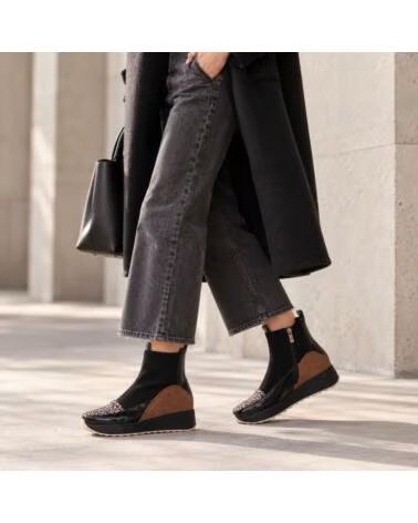 DAMEN CASUAL STIEFELETTEN MONTEVITA LISBOANA BLACK
