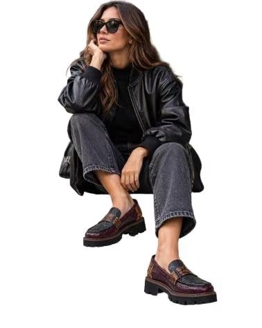 MOCASSINS MONTEVITA PAVIANA BURGUNDY