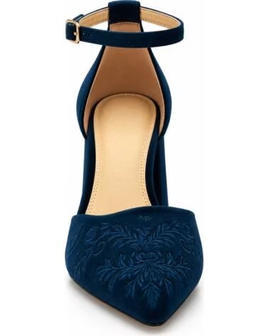 MONTEVITA SALERNO PUMPS MIT BLOCKABSATZ IN NACHTBLAU BLUE